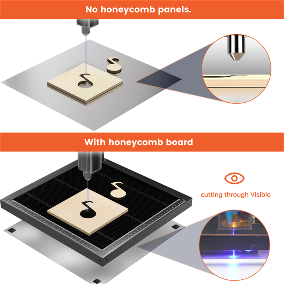 Meja Kerja Laser Panel Sarang  - Honeycomb Laser Bed ulasan dan harga